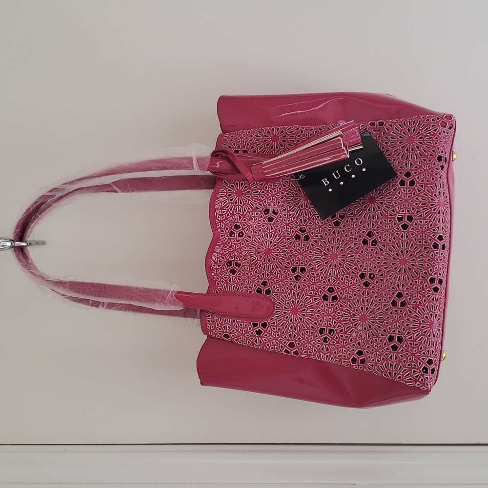 Buco lattice pink bag